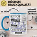 Outdoor-Köchin Geschenk Becher Tasse Gott Schuf Alle Menschen Gleich Nur Die Besten Durfeten Outdoor-Köchin Werden Geschenkidee Lustig Blau Trendation
