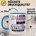 Tiermalerin Tasse Geschenk Lustiger Spruch Bitte Erheben Sie Sich Seine Majestät Die Tiermalerin Betritt Den Raum Blau Trendation