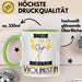 Violinistin Tasse Geschenk Becher Stark Attraktiv Furchtlos Violinistin Lustige Geschenkidee Grün Trendation
