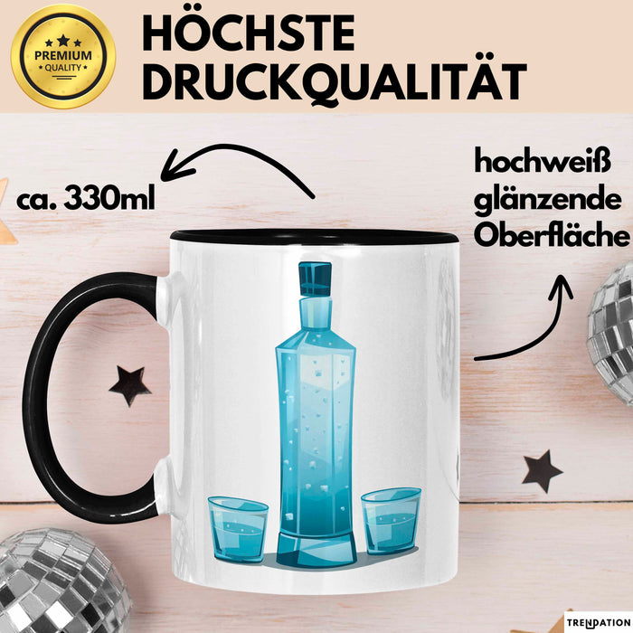Wodka Trinker Tasse Geschenkidee für Spirituosen Liebhaber Trendation