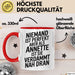 Annette Tasse Geschenk Niemand Ist Perfekt Annette Verdammt Nah Dran Geschenkidee Rot Trendation