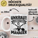 Gärtner Tasse Geschenk Unkraut Vernichtungsmanager Weiß Trendation