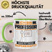 Professor Tasse Geschenk für Professor Geburtstag Lustiger Spruch Kaffee-Becher Was Ist Deine Superkraft Grün Trendation