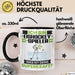 Eishockeyspieler Tasse Geschenk für Eishockeyspieler Geburtstag Lustiger Spruch Kaffee-Becher Was Ist Deine Superkraft Schwarz Trendation