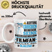 Filmfan Geschenk Tasse Lustiger Spruch Erheben Sie Sich Der Filmfan Betritt den Raum Weiß Trendation