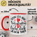 Valentinstag Tasse Geschenk für Ihn Sie Männer Für Paare Freundin Geschenkidee Kaffee-Becher Liebe Ich Liebe dich Jeden Tag Rot Trendation