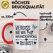 Motivation Tasse Geschenk Vergiss Nie Wie Wundervoll Du Bist Geschenkidee Rot Trendation