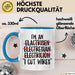 Elektriker Tasse Geschenk Im An Electrician I Cut Wires Geschenkidee Beruf Blau Trendation