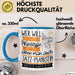 Jazz-Pianistin Tasse Geschenk Spruch Wer Will Schon Prinzessin Sein Wenn Man Auch Jazz-Pianistin Sein Kann Blau Trendation