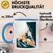 Kletterer Tasse Geschenkidee für Abenteuersuchende Blau Trendation