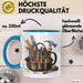 Zimmerer Tasse Geschenkidee für Schreiner Lustiger Spruch Blau Trendation