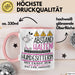 Hundesitterin Tasse Geschenk Lustig Abstand Halten Hochleistungs-Hundesitterin Mit Drang Zur Perfektion Bei Der Arbeit Rosa Trendation