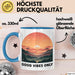 Positive Vibes Tasse Geschenk Lustige Geschenkidee Spruch Für Glückliche Seelen Blau Trendation