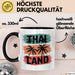 Bangkok Thailand Tasse Geschenk Lustige Geschenkidee Spruch Schwarz Trendation