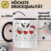 Wein-Trinker Geschenk Weihnachten Rotwein Geschenkidee Weintrinkerin Grafik Kaffee-Becher Trendation