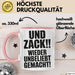 Sarkasmus Tasse Geschenk Und Zack Wieder Unbeliebt Gemacht Geschenkidee Lustig Rosa Trendation