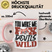 Fuchs Tasse Geschenk Fox Devils Wild Spruch Lustige Geschenkidee Rosa Trendation