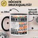 Abenteurer Geschenk Tasse Lustige Geschenkdiee für einen Abenteurer Geburtstag Ich Bin Abenteurer Ich Kann Es Dir Erklären Aber Nicht Für Dich Verstehen Schwarz Trendation
