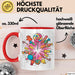 Zucker Süchtiger Tasse Geschenkidee für Naschkatze Rot Trendation