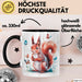 Eichhörnchen Tierliebhaber Tasse Geschenk Lustige Geschenkidee Spruch Schwarz Trendation