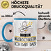 Geschenk für Musikschülerin Tasse Lustige Geschenkidee Geburtstag Ich Bin Musikschülerin Ich Darf Das Blau Trendation