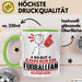 Fußballfan Geschenk Tasse So Gut Kann Nur Ein Fußballfan Aussehen Geschenkidee Kaffee-Becher Grün Trendation