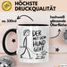Hundebesitzer Hundegassi Tasse Geschenk Lustige Geschenkidee Spruch Der Mit Dem Hund Geht Schwarz Trendation