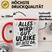 Ulrike Tasse Geschenk Alles Ist Gut Ulrike Ist Jetz Da Geschenkidee Becher mit Name Rot Trendation