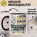 Tierheimmitarbeiter Geschenk Tasse Lustiger Spruch Erheben Sie Sich Der Tierheimmitarbeiter Betritt den Raum Schwarz Trendation
