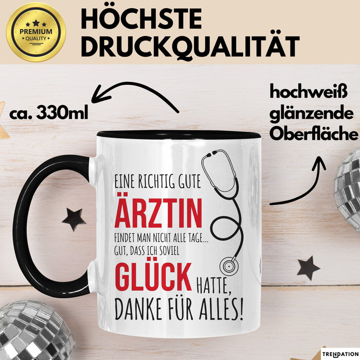 Aerztin Tasse Geschenk Eine Richtig Gute Aerztin Danke Geschenkidee Beruf