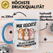 Meerschweinchen Tierliebhaber Tasse Geschenk Lustige Geschenkidee Spruch Mir Reichts Ich Geh Zu Meinen Meerschweinchen Blau Trendation