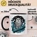 Eule Tierliebhaber Tasse Geschenk Lustige Geschenkidee Spruch Schwarz Trendation