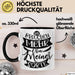 Lustiger Spruch Kaffee-Becher Geschenk für Kollegen Wir Brauchen Mehr Von Meiner Sorte Tasse Schwarz Trendation