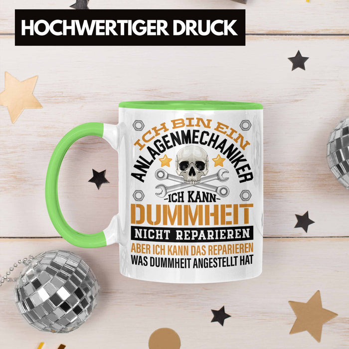 Anlagenmechaniker Tasse Geschenk Spruch Männer Trendation
