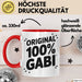 Gabi Tasse Geschenk Original 100% Gabi Geschenkidee Geburtstag Rot Trendation