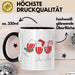 Weihnachten Weinglas Tasse Geschenk Weihnachtliche Grafik Weinliebhaber Kaffee-Becher Trendation