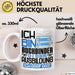 Buchbinder Ausbildung Tasse Geschenk Ich Bin Buchbinder In Der Ausbildung Ich Darf Das Geschenkidee Spruch Weiß Trendation