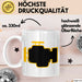 Motorkontrollleuchte Tasse Geschenk Lustige Geschenkidee Weiß Trendation