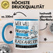 Radfahrerin Tasse Geschenk Spruch Wer Will Schon Prinzessin Sein Wenn Man Auch Radfahrerin Sein Kann Blau Trendation