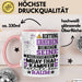 Muay-Thai-Kämpfer Geschenk Tasse Lustiger Spruch Erheben Sie Sich Der Muay-Thai-Kämpfer Betritt den Raum Rosa Trendation