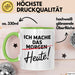 Produktivität Motivation Tasse Geschenk Lustige Geschenkidee Spruch Ich Mache Das Morgen Heute! Grün Trendation