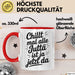 Jutta Tasse Geschenk Chillt Mal Alle Jutta Ist Ja Jetzt Da Geschenkidee Becher mit Name Rot Trendation
