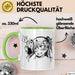 Anime Manga Mädchen Tasse Geschenk Lustige Geschenkidee Grün Trendation