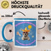 Meme Tasse Geschenk Lustiger Becher Hund Die Sonne Ist wieder Raus Also Verlass Ich Das Haus Blau Trendation