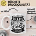 Große Cousine Tasse Geschenk Verkündung Ich Bin Vielleicht Klein Aber Ich Bin Bald Eine Große Cousine Geschenkidee Nachwuchs Weiß Trendation