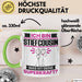 Stiefcousin Tasse Geschenk für Stiefcousin Geburtstag Lustiger Spruch Kaffee-Becher Was Ist Deine Superkraft Grün Trendation