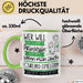 Curling-Spielerin Tasse Geschenk Spruch Wer Will Schon Prinzessin Sein Wenn Man Auch Curling-Spielerin Sein Kann Grün Trendation