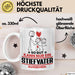 Stiefvater Geschenk Tasse So Gut Kann Nur Ein Stiefvater Aussehen Geschenkidee Kaffee-Becher Weiß Trendation