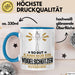 Vogelschützer Geschenk Tasse So Gut Kann Nur Ein Vogelschützer Aussehen Geschenkidee Kaffee-Becher Blau Trendation