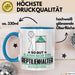 Reptilienhalter Geschenk Tasse So Gut Kann Nur Ein Reptilienhalter Aussehen Geschenkidee Kaffee-Becher Blau Trendation